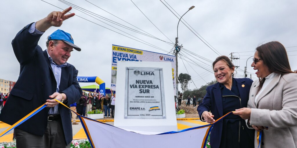 INAUGURACIÓN DE LA VÍA EXPRESA SUR