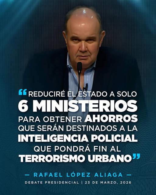 Rafael López Aliaga, candidato presidencial.